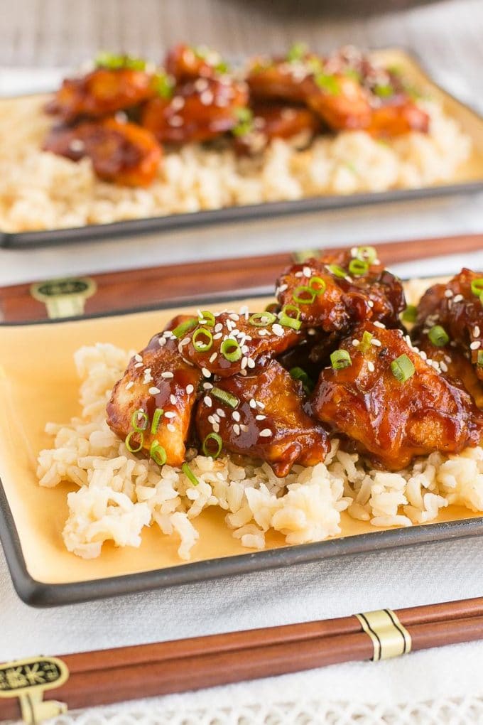 Honey Sesame Chicken Dinner at the Zoo