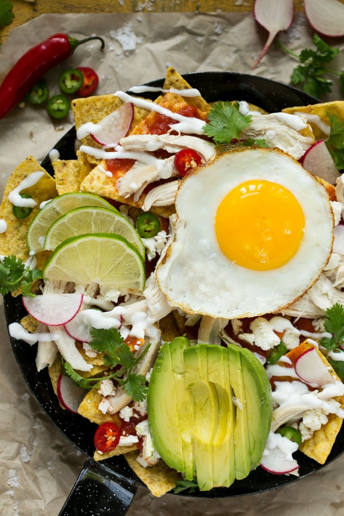Quick & Easy chicken chilaquiles, packed with flavor and ready in less than 30 minutes.