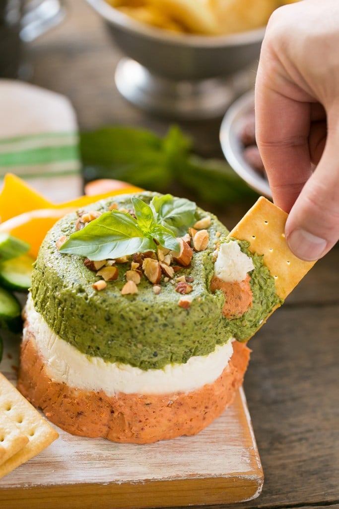 Almond Pesto Dip Dinner at the Zoo