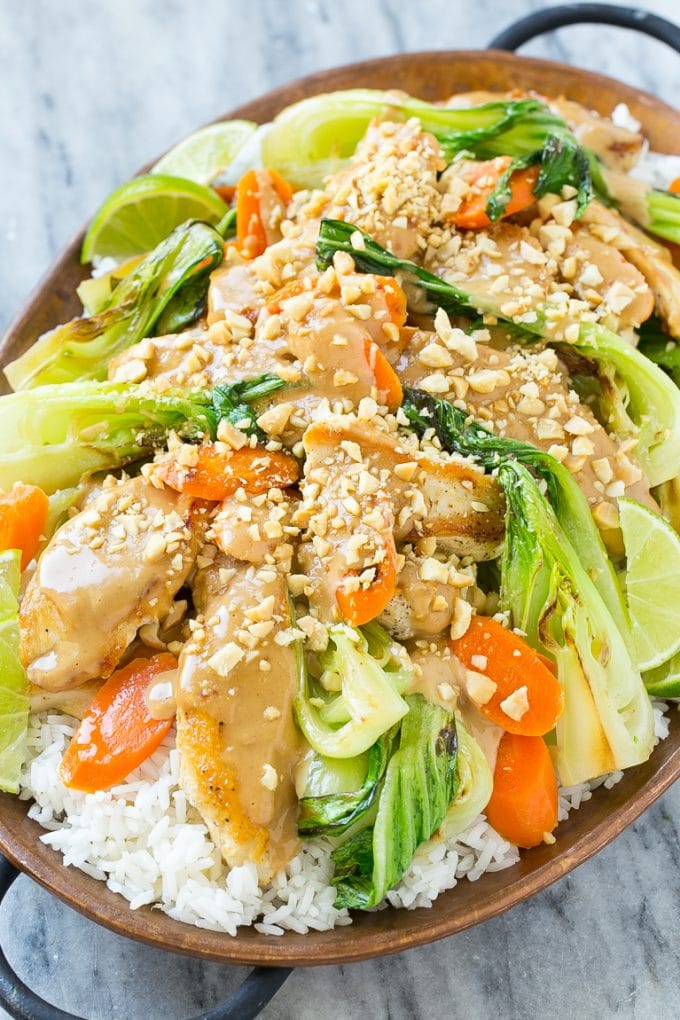 Thai Peanut Chicken {Dinner at the Zoo}