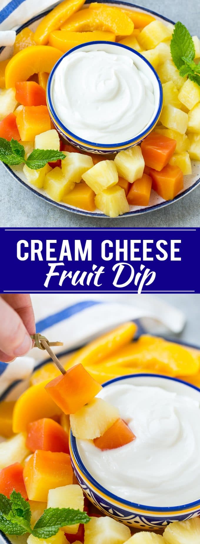 Cream Cheese Fruit Dip Dinner at the Zoo