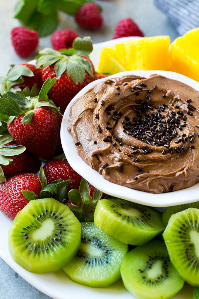Chocolate Fruit Dip Dinner at the Zoo