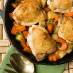 One Pot Chicken with Carrots and Potatoes - A quick, easy and healthy meal. Who knew simple could taste so good?