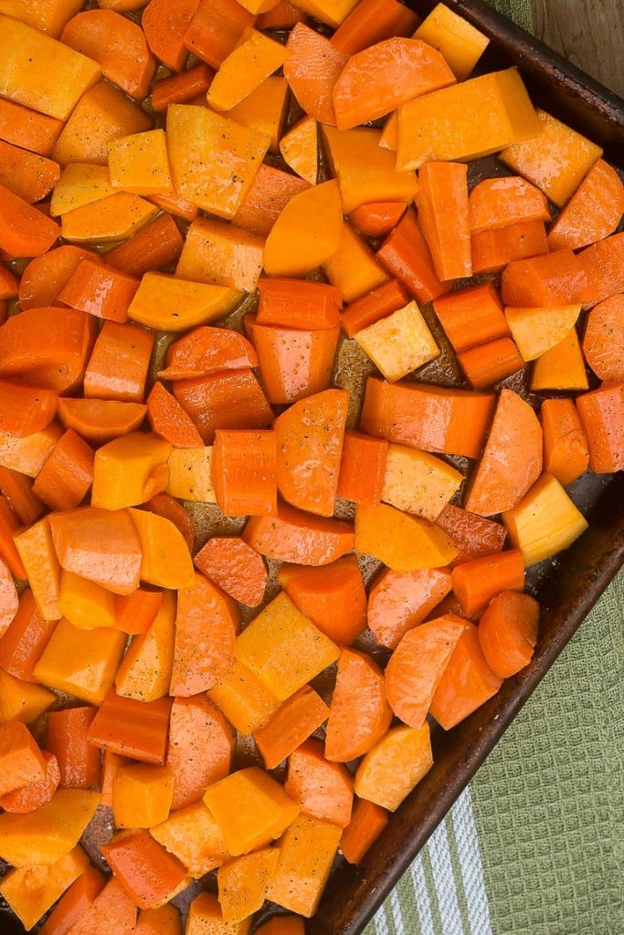 Roasted Butternut Squash and Root Vegetables Dinner at the Zoo