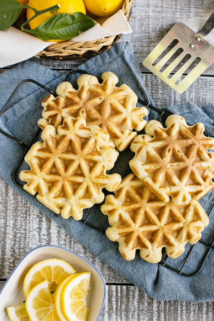 Try these lemon sour cream waffles for a unique take on an old classic. They are great for breakfast or brunch and freeze beautifully for those busy weekday mornings.