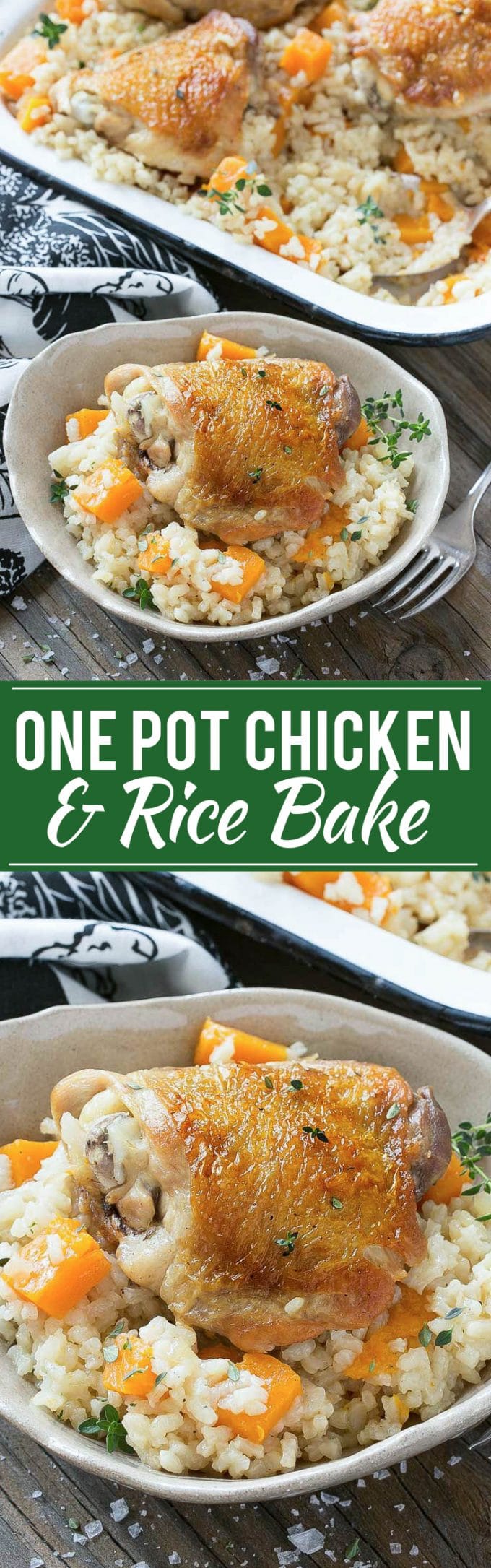 One Pot Chicken and Rice Bake - Dinner at the Zoo