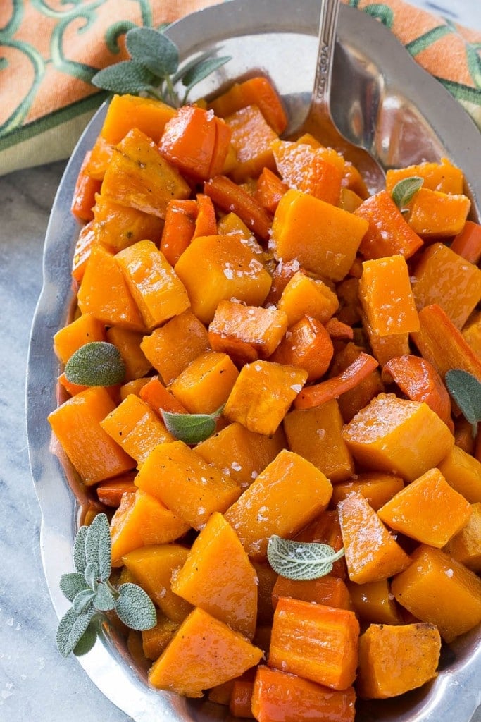Roasted Butternut Squash and Root Vegetables - Dinner at the Zoo