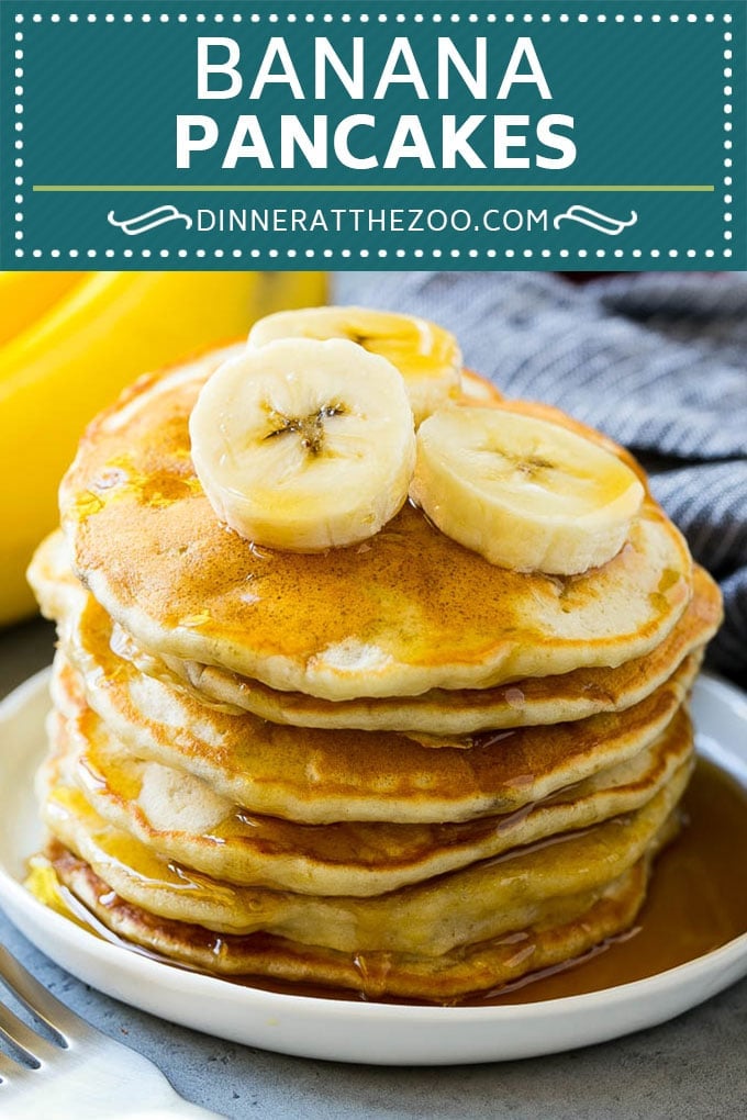 Banana Pancakes Recipe | Easy Pancakes | Pancake Recipe #pancakes #banana #breakfast #brunch #dinneratthezoo