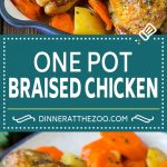 Braised Chicken with Carrots and Potatoes Recipe | One Pot Meal | Chicken with Potatoes #chicken #chickenthighs #onepot #potatoes #carrots #dinner #dinneratthezoo