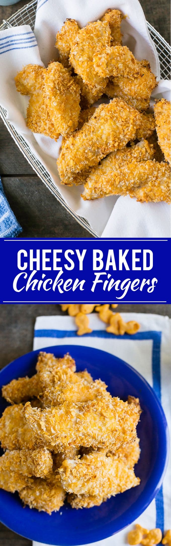 cheesy baked chicken fingers