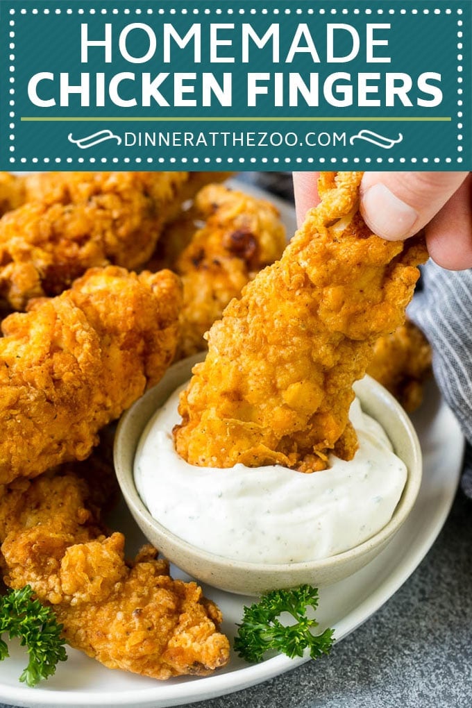 Homemade Chicken Fingers Recipe | Chicken Tenders | Fried Chicken #chicken #friedchicken #dinner #appetizer #dinneratthezoo