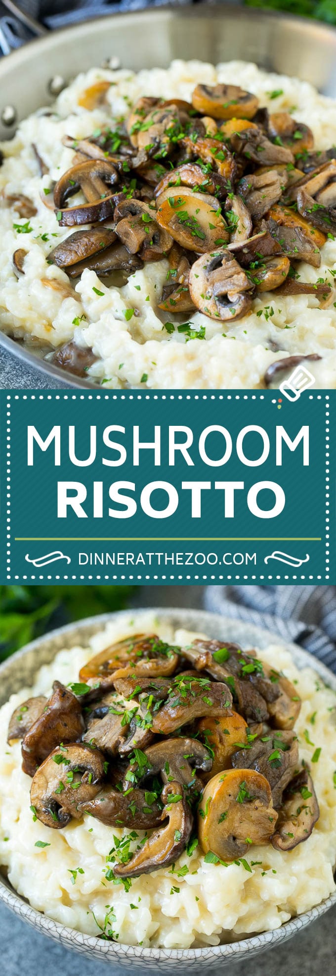Mushroom Risotto Recipe | Mushroom Rice | Easy Risotto #rice #mushrooms #sidedish #glutenfree #dinner #dinneratthezoo
