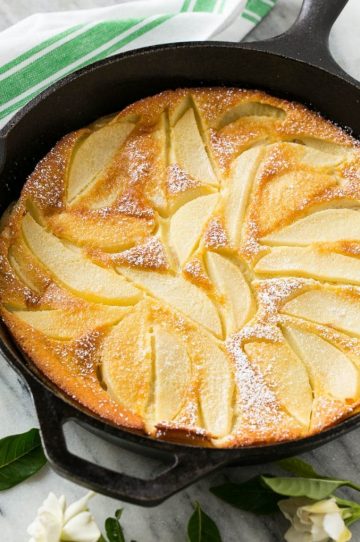 This pear custard might be the easiest dessert you could ever make but it looks and tastes like you spent hours in the kitchen.