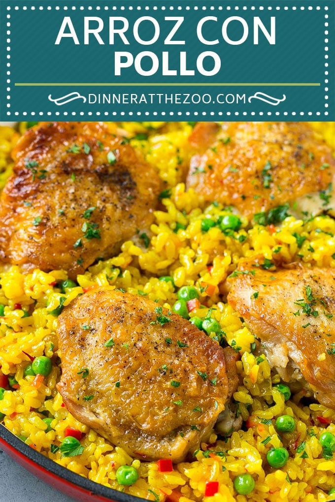 Arroz con Pollo Recipe | Chicken and Rice Recipe | Spanish Chicken #chicken #rice #onepot #dinner #dinneratthezoo #glutenfree