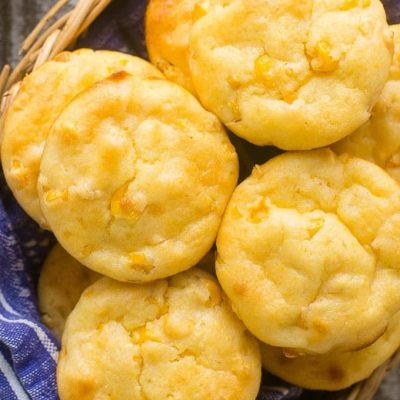 This recipe for mini cornbread puddings is like the most flavorful and delicious corn muffins that you've ever had - never dry and crumbly, I promise