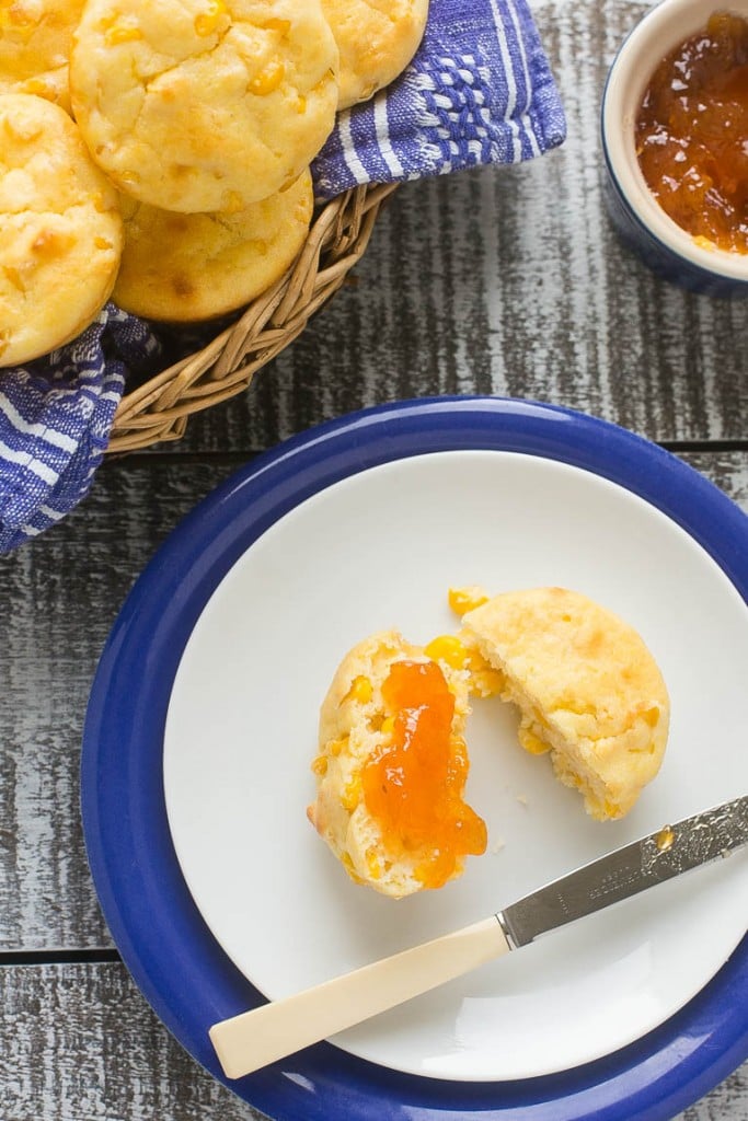 This recipe for mini cornbread puddings is like the most flavorful and delicious corn muffins that you've ever had - never dry and crumbly, I promise