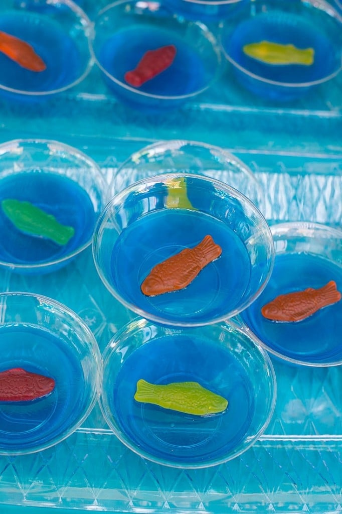 Jello cups - Under the Sea birthday party