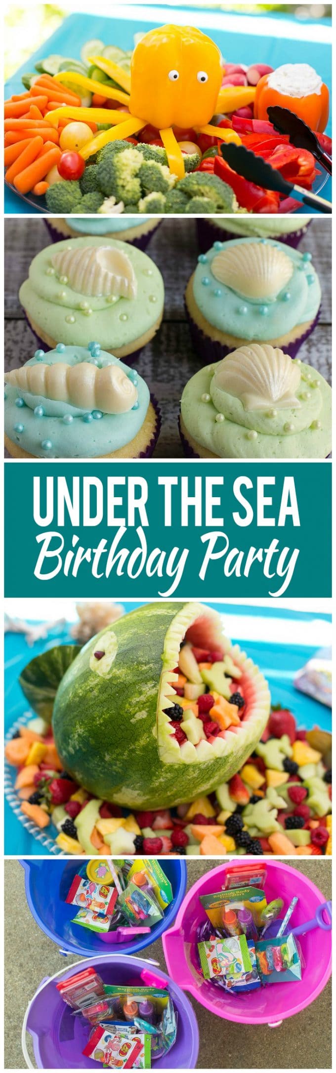 A complete guide on how to throw an under the sea birthday party with an under the sea theme, including ideas for food, activities and party favors.