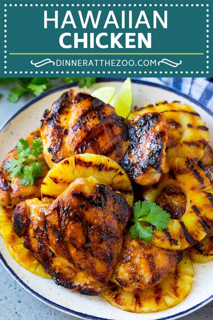 Hawaiian Chicken Recipe | Grilled Chicken | Pineapple Chicken #chicken #grilling #dinner #pineapple #dinneratthezoo