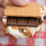 How to throw an amazing summer S'mores bar party plus a recipe for strawberry banana s'mores.