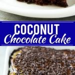 Chocolate Coconut Cake Recipe | Easy Chocolate Cake | Chocolate and Coconut Recipe