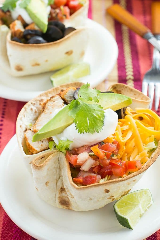 Healthy Chicken Taco Salad Dinner at the Zoo