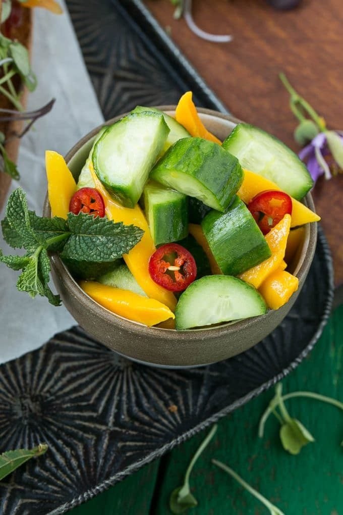 Cucumber Mango Salad