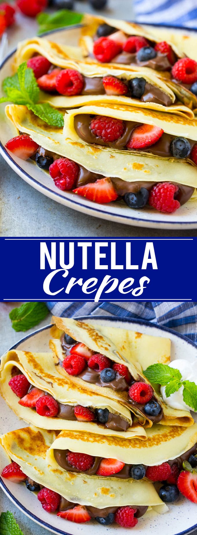 Nutella Crepes Recipe | Easy Crepes Recipe | Blender Crepes | Berry Crepes #crepes #nutella #nutellacrepes #blendercrepes #breakfast #dinneratthezoo