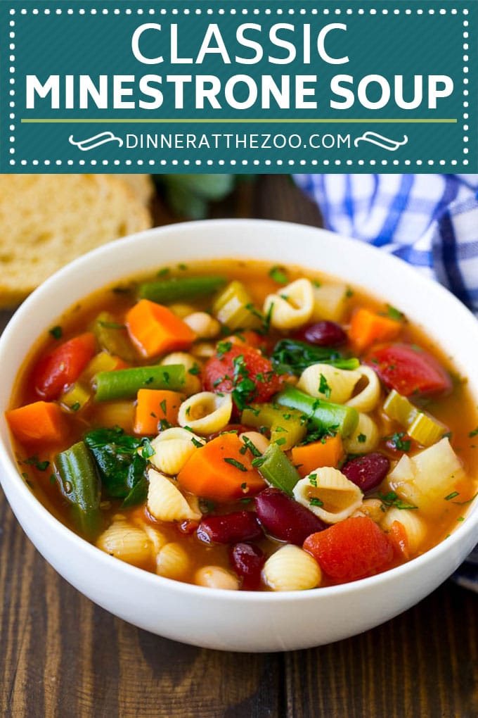 Minestrone Soup Recipe | Vegetable Soup | Vegetarian Soup #soup #minestrone #vegetables #vegetarian #onepotmeal #dinner #dinneratthezoo