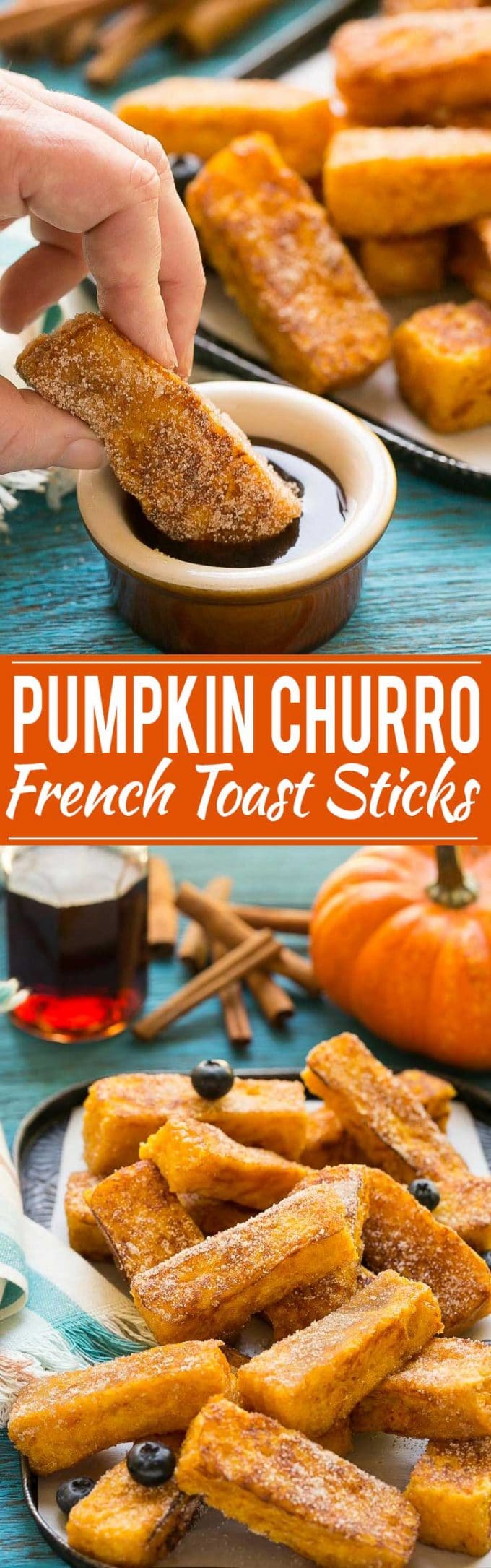 Pumpkin Churro French Toast Sticks Recipe | Pumpkin Churro French Toast Sticks | French Toast Sticks | Pumpkin French Toast Sticks