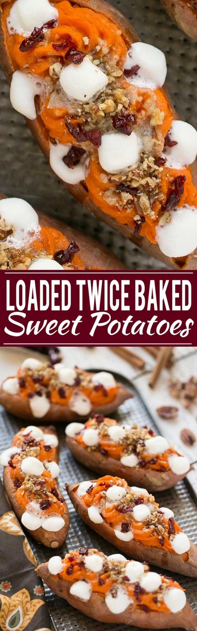 Twice Baked Sweet Potatoes Recipe | Twice Baked Sweet Potatoes | Holiday Sweet Potatoes | Best Sweet Potatoes | Best Thanksgiving Sweet Potatoes