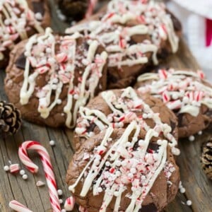 These peppermint bark cookies are fun, festive and simple to make, plus tips for throwing the perfect holiday baking party. #HolidayMoments ad