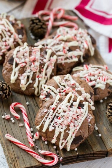 These peppermint bark cookies are fun, festive and simple to make, plus tips for throwing the perfect holiday baking party. #HolidayMoments ad