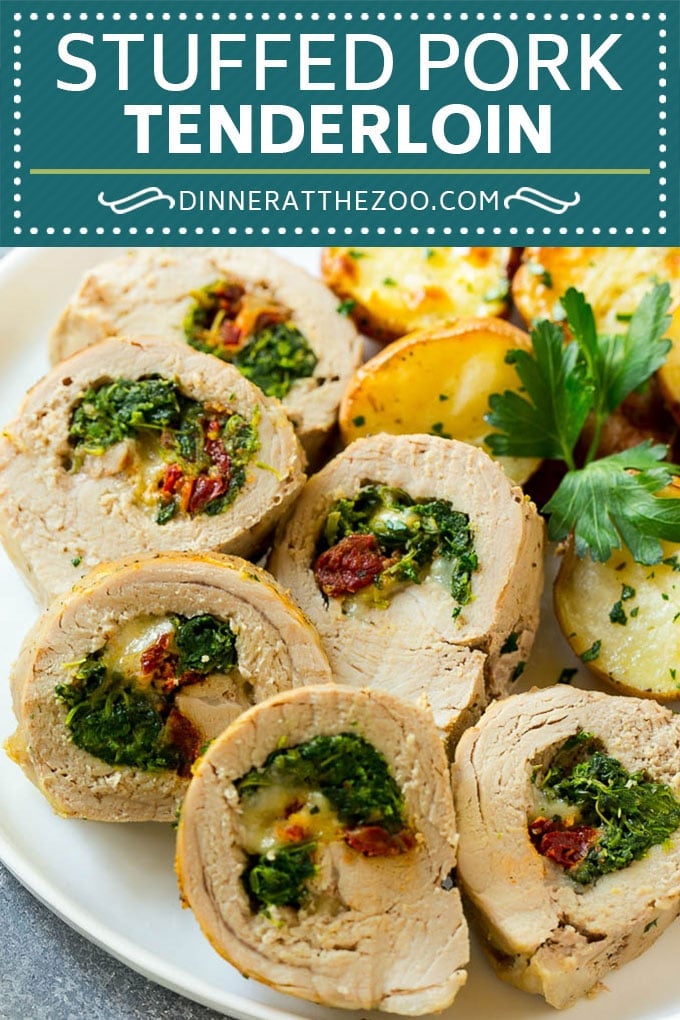 Stuffed Pork Tenderloin Recipe | Roasted Pork Tenderloin | Italian Pork #pork #onepan #potatoes #dinner #dinneratthezoo #glutenfree