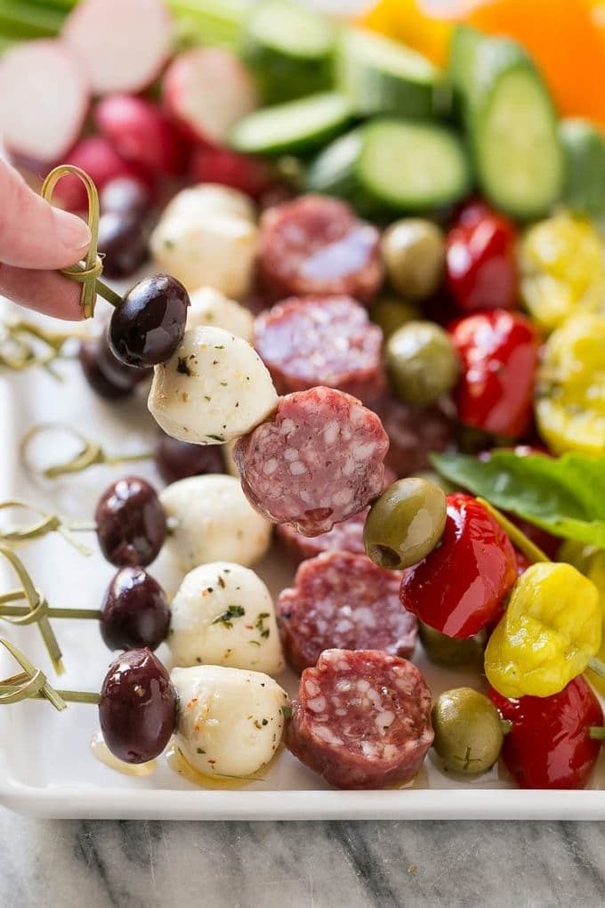 Antipasto Skewers