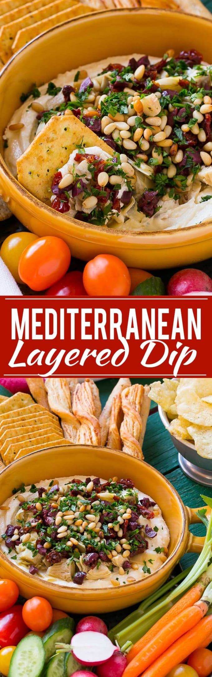 Mediterranean Layered Dip Recipe | Mediterranean Dip Recipe | Greek Dip Recipe | Layered Feta Cheese Dip | Easy Mediterranean Dip | Best Feta Cheese Dip