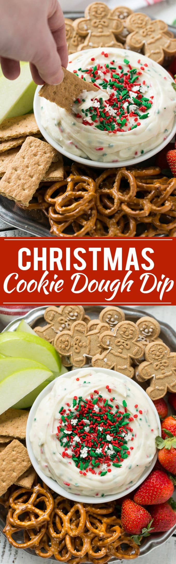 Christmas Cookie Dough Dip Recipe | Cookie Dough Dip | Best Cookie Dough Dip | Easy Cookie Dough Dip | Creamy Christmas Cookie