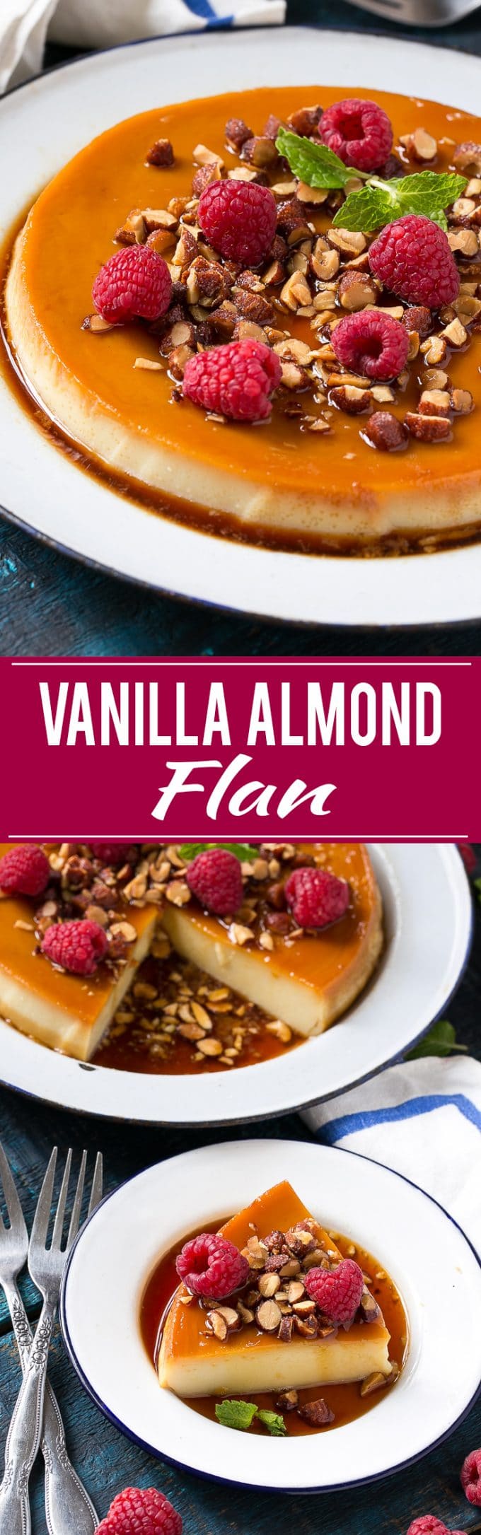 Vanilla Almond Flan Recipe | Vanilla Almond Flan | Vanilla Flan | Best Vanilla Almond Flan | Easy Vanilla Almond Flan