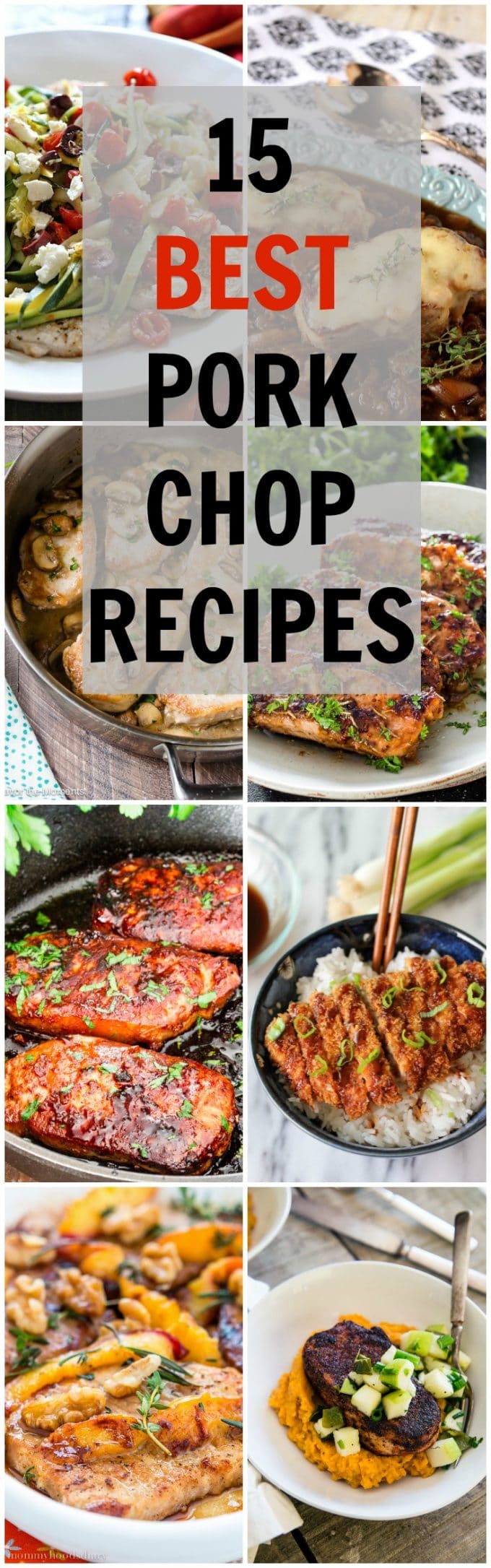 15 Boneless Pork Chop Recipes #pork #porkchops #dinner #dinneratthezoo #lowcarb