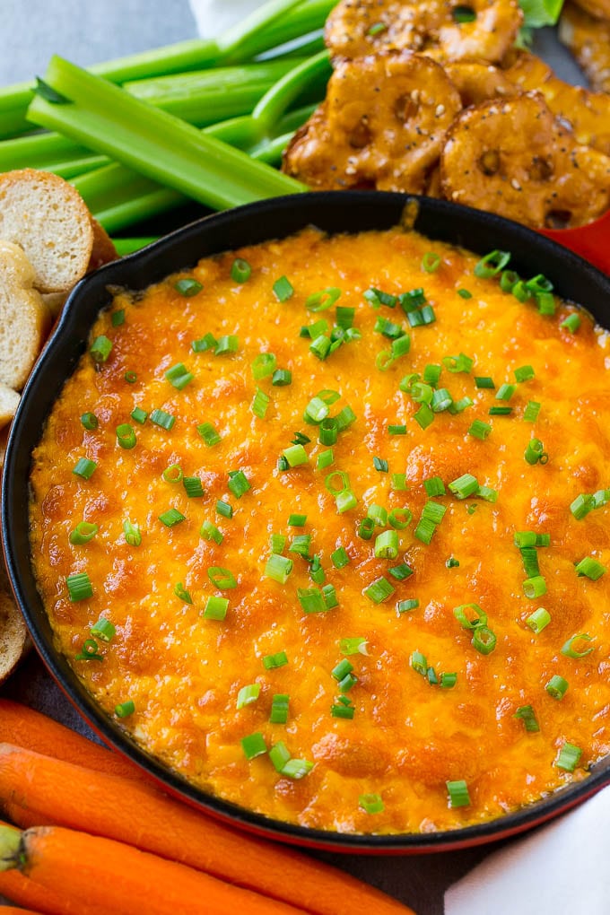 Buffalo Ranch Chicken Dip - Dinner at the Zoo