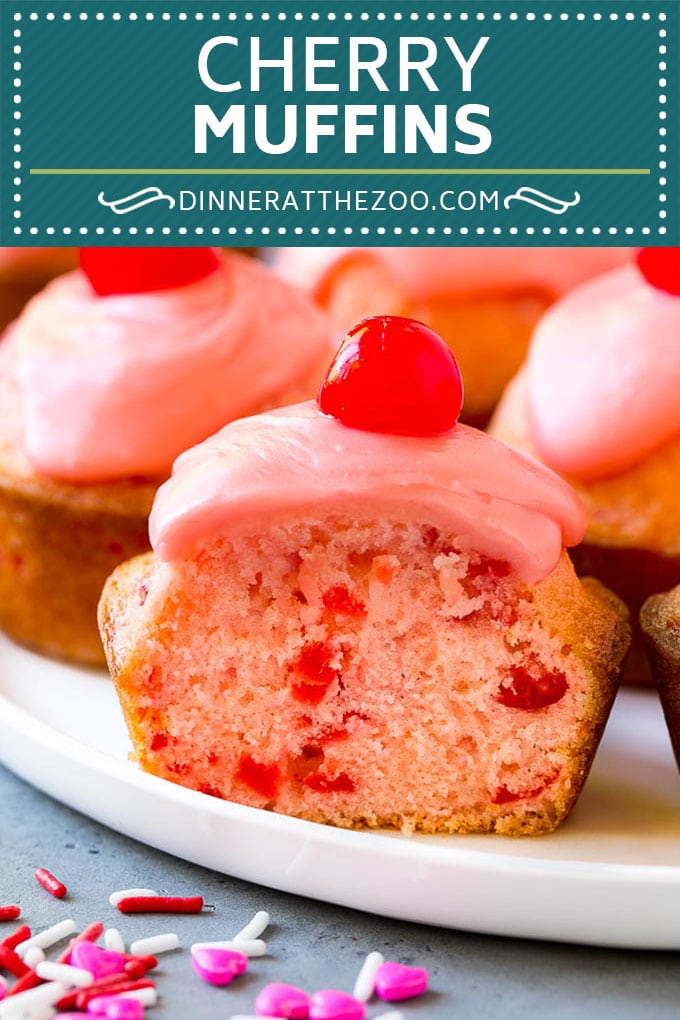Cherry Muffins Recipe | Maraschino Cherry Muffins #cherries #cherry #muffins #baking #dessert #sweets #dinneratthezoo