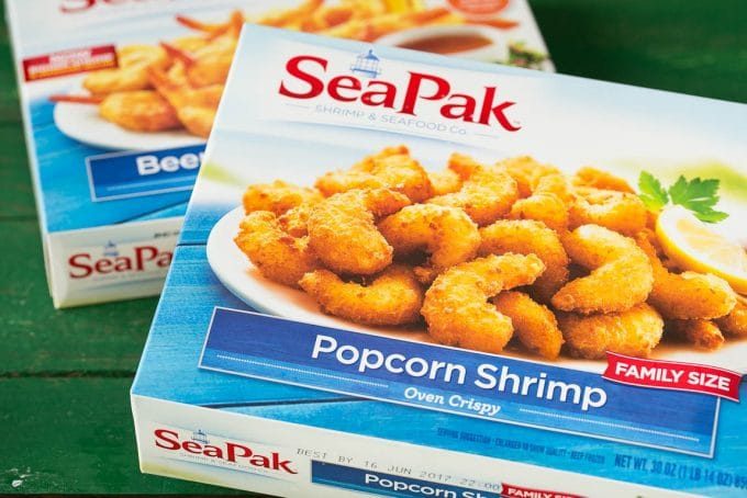 SeaPak popcorn shrimp.