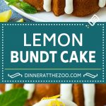 Lemon Bundt Cake | Lemon Cake #cake #lemon #dessert #frosting #dinneratthezoo