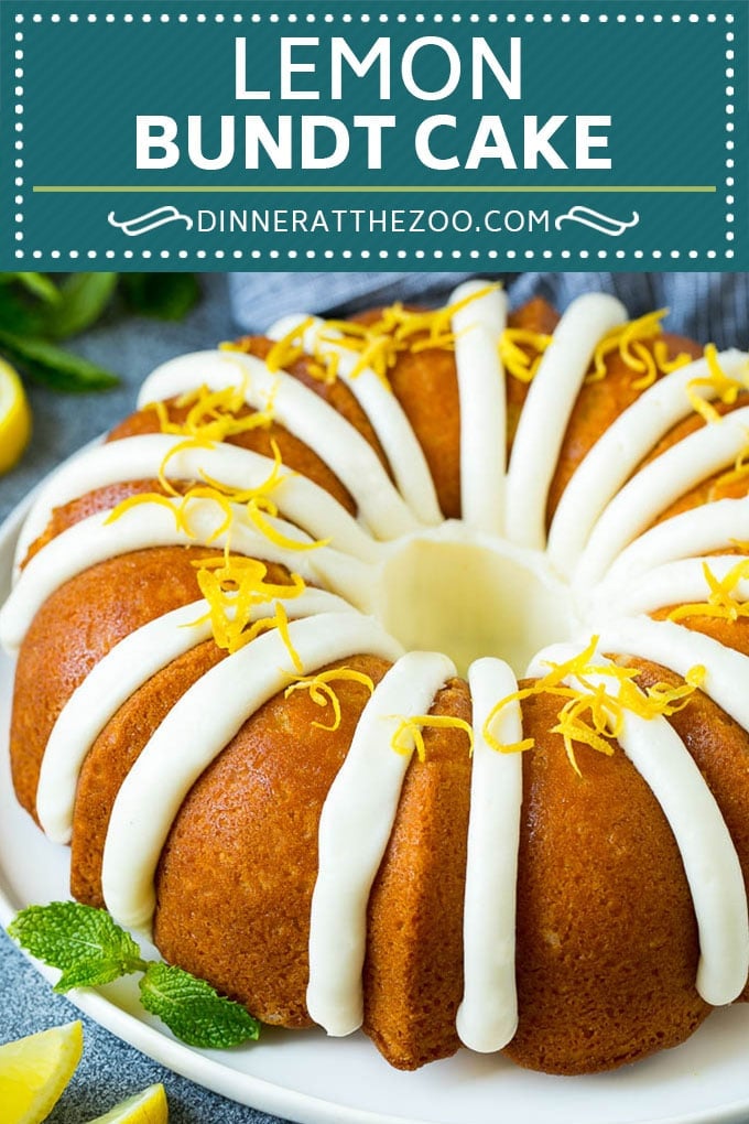 Lemon Bundt Cake | Lemon Cake #cake #lemon #dessert #frosting #dinneratthezoo
