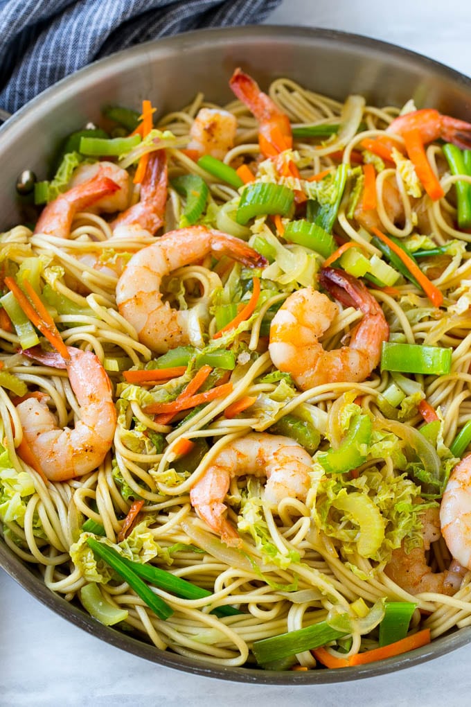 Shrimp Chow Mein One Pot Meal Dinner At The Zoo