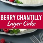 This recipe for berry chantilly cake is a light and tender yellow cake with plenty of fresh berries and a fluffy melt-in-your-mouth frosting. The perfect cake for a celebration! #BRMEaster #CleverGirls
