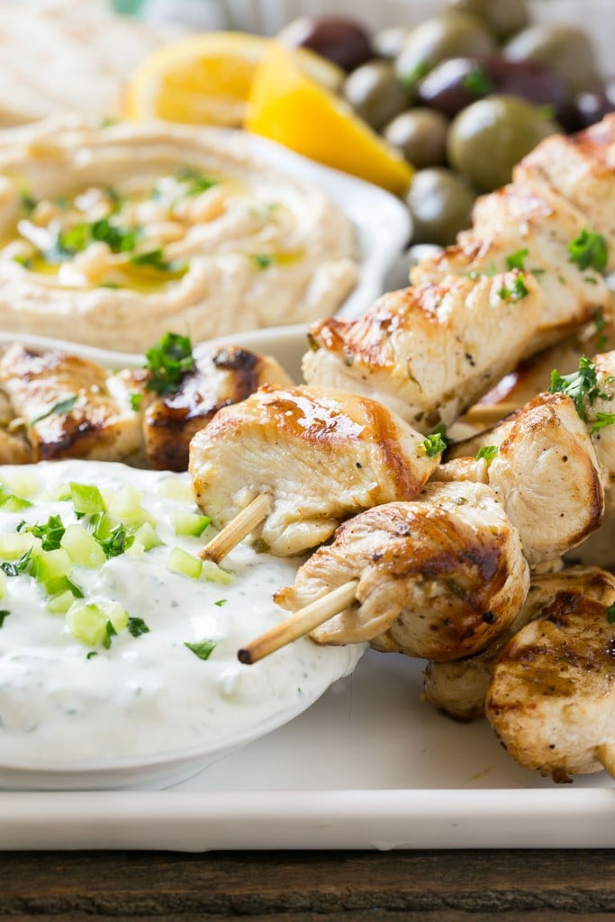Greek chicken souvlaki and why I use organic chicken in my cooking. FosterFarmsOrganic AD