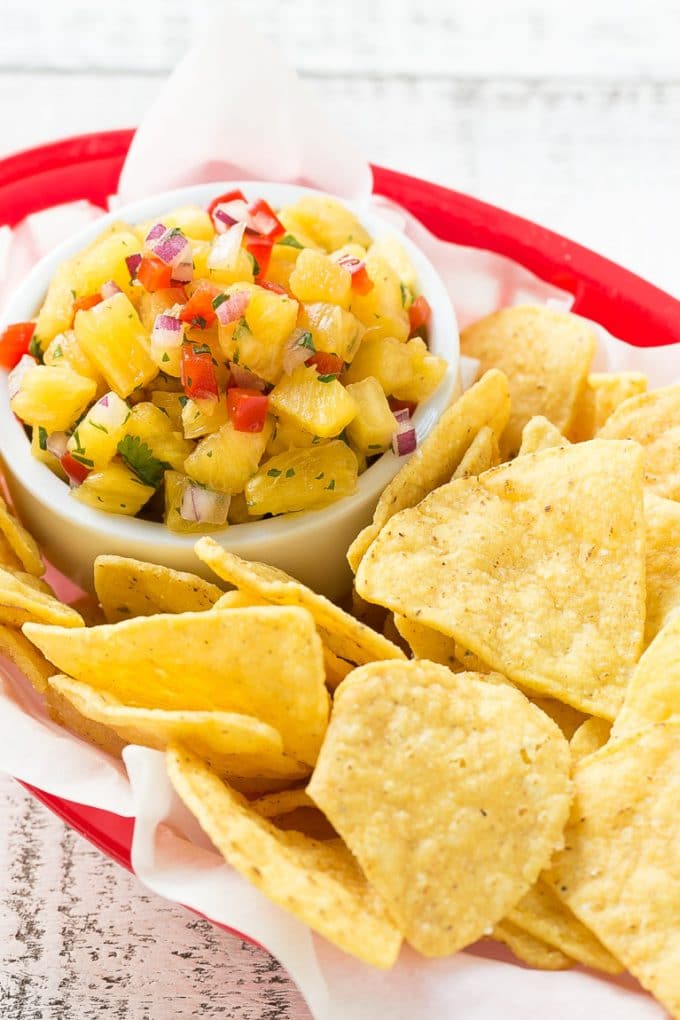 Pulled Chicken Tacos with Pineapple Salsa Dinner at the Zoo