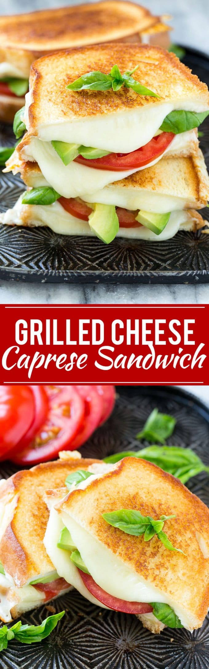 Caprese Sandwich | Grilled Cheese Sandwich Recipe #sandwich #caprese #cheese #grilledcheese #lunch #dinner #dinneratthezoo #avocado