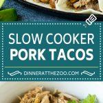 Pork Tacos Recipe | Slow Cooker Tacos #tacos #pork #slowcooker #crockpot #salsa #dinner #dinneratthezoo